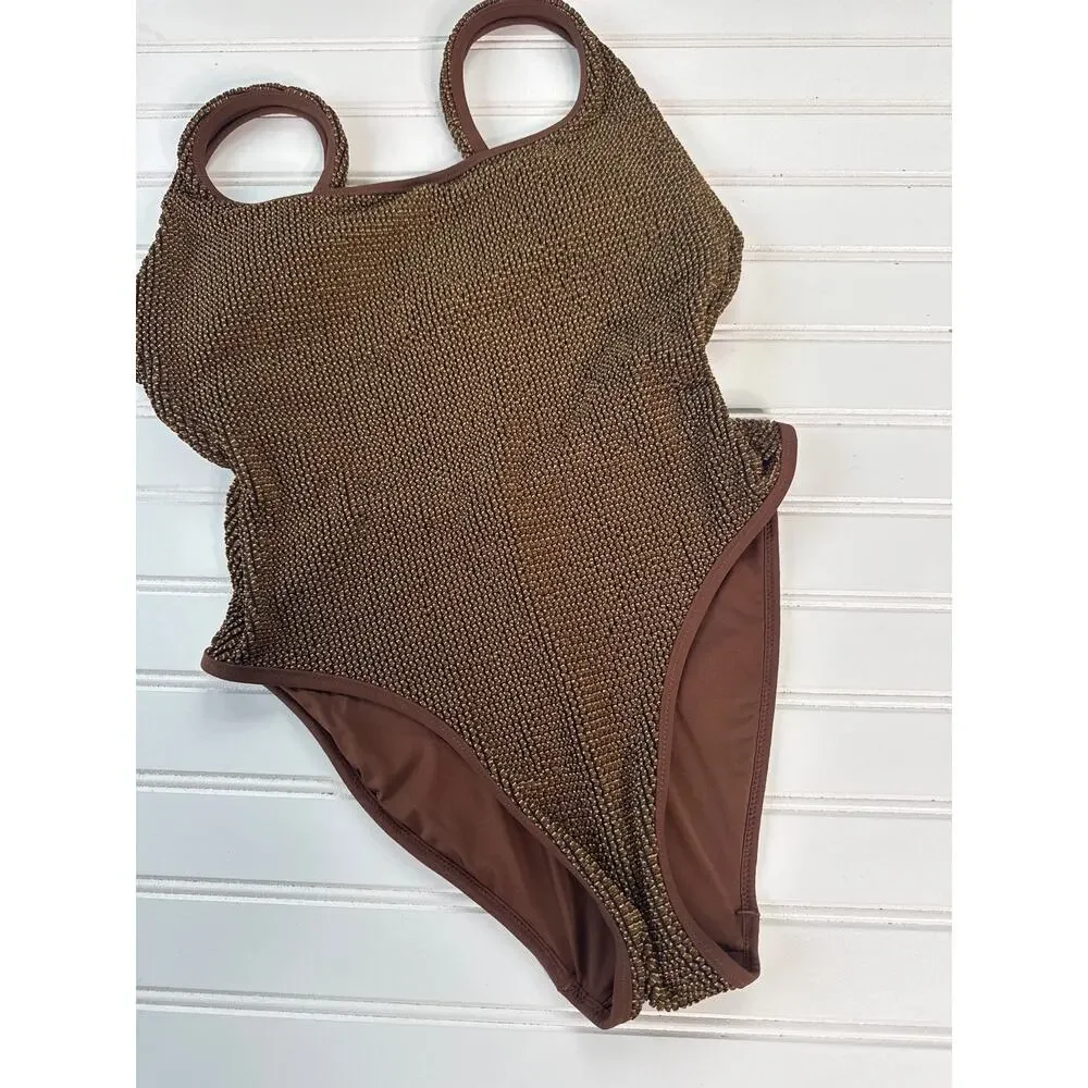 NWT J. Crew & Cupshe Lot of 2 One Piece Swimsuits 1-PC Bathingsuit BUNDLE Sz S 4